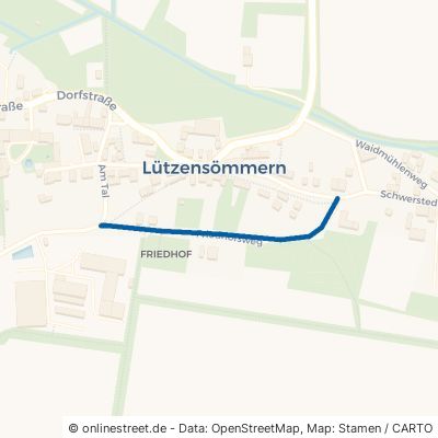 Friedhofsweg Kutzleben Lützensömmern 