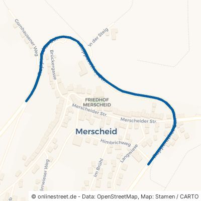 Rapperather Straße Morbach Merscheid 