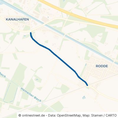 Nahrodder Straße Rheine Kanalhafen/Rodde 