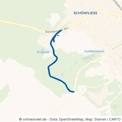 Ziegelweg Eisenhüttenstadt Schönfließ 