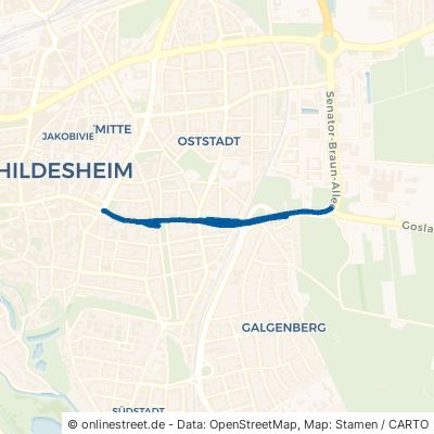 Goslarsche Straße Hildesheim Oststadt 