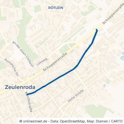 Greizer Straße Zeulenroda-Triebes Zeulenroda 