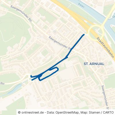 Julius-Kiefer-Straße Saarbrücken St Arnual 