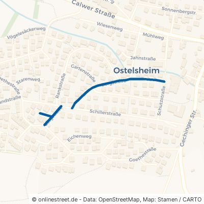 Bergstraße Ostelsheim 