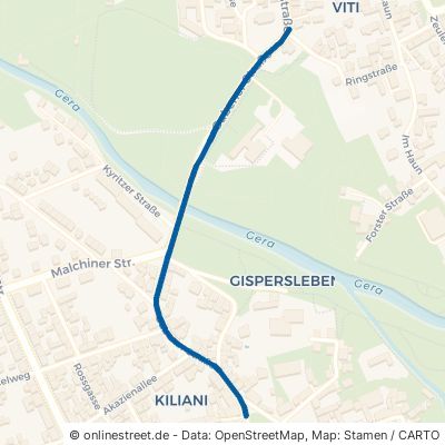Gubener Straße Erfurt Gispersleben 