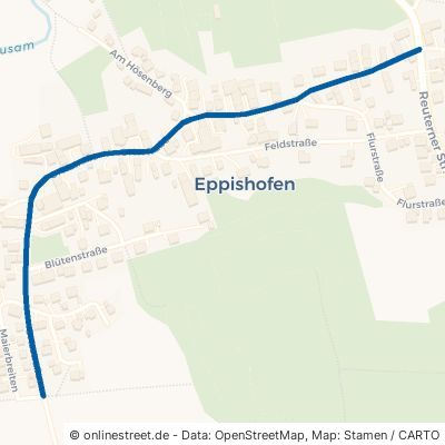 Ortsstraße Altenmünster Eppishofen 