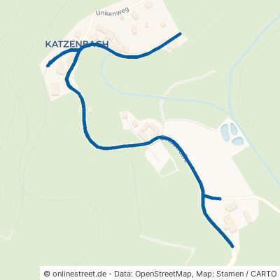 Ortsstraße Biedenkopf Katzenbach 