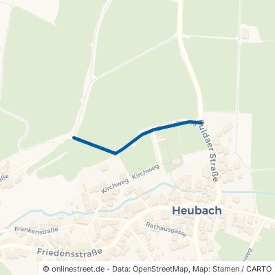 Dreispitzweg Kalbach Heubach 