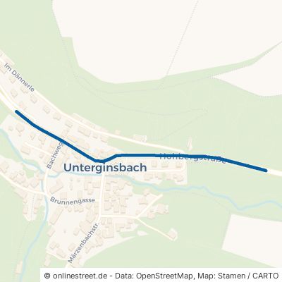Hohbergstraße Krautheim Unterginsbach 