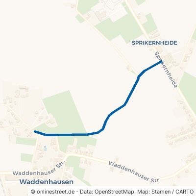 Wienkampsweg Lage Waddenhausen 