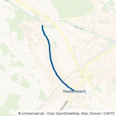 Scherwiller Straße Achern Fautenbach 