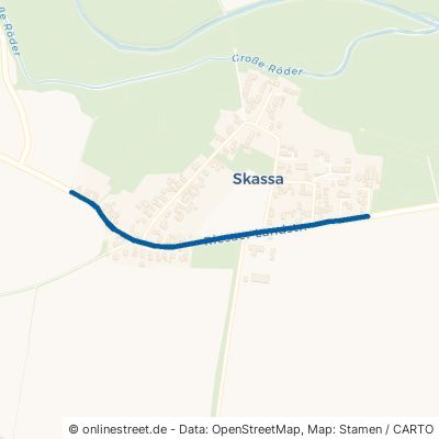 Riesaer Landstraße Großenhain Skassa 