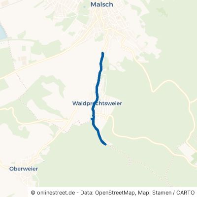 Talstraße Malsch Waldprechtsweier 