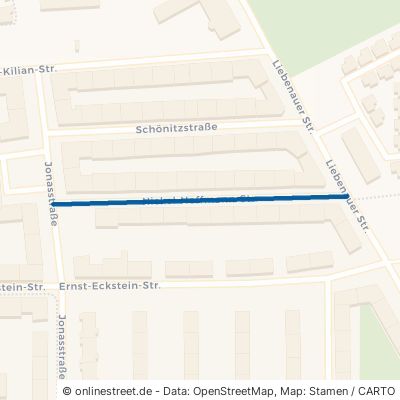 Nickel-Hoffmann-Straße 06110 Halle (Saale) Lutherplatz Stadtbezirk Süd