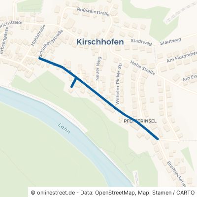 Wingertstraße Weilburg Kirschhofen 