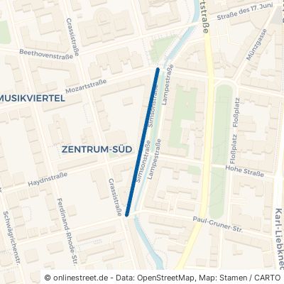 Simsonstraße 04107 Leipzig Zentrum-Süd Mitte