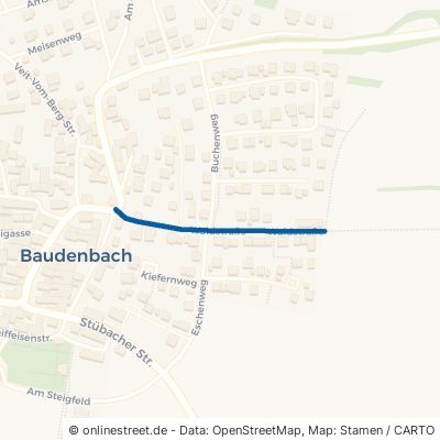 Waldstraße Baudenbach 