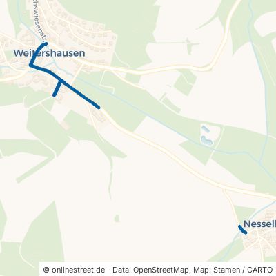 Nesselbrunner Straße Gladenbach Weitershausen 
