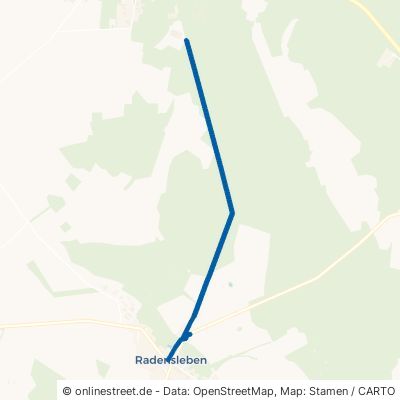 Straße Nach Wulkow Neuruppin Radensleben 