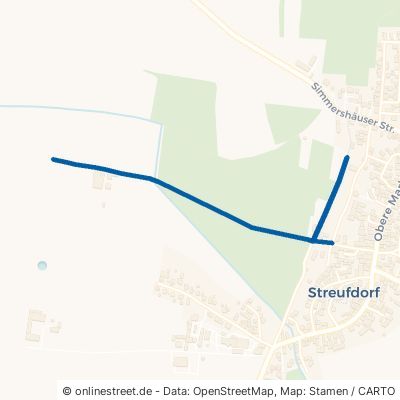 Streufdorfer Bahnhofstr. Straufhain Streufdorf 