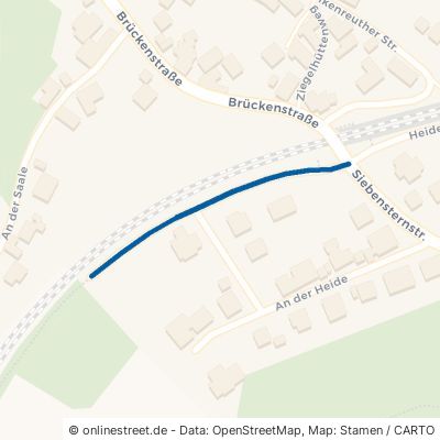 Götzmannsgrüner Straße Schwarzenbach an der Saale Förbau 