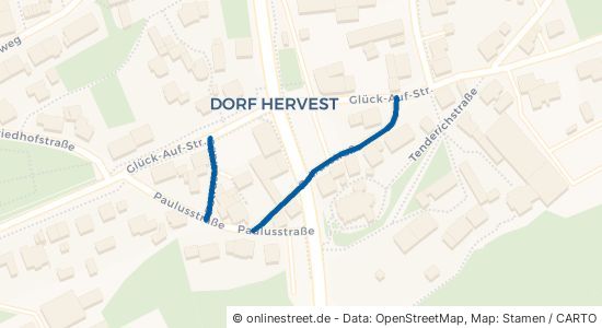 Petrusstraße Dorsten Hervest 