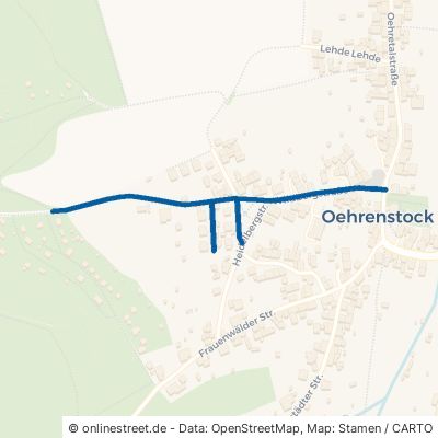 Wildbergstraße Ilmenau Oehrenstock 