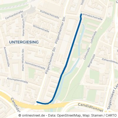 Waldeckstraße München Untergiesing-Harlaching 
