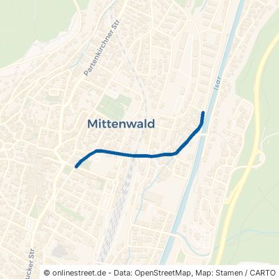 Dammkarstraße Mittenwald 