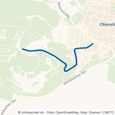 Dünsbergweg Oberelsbach 