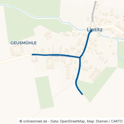 Hauptstraße Wermsdorf Liptitz 