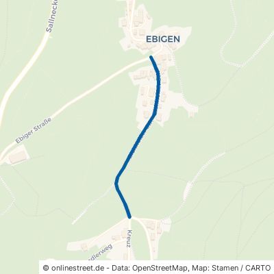 Eichholzer Straße Kleines Wiesental Sallneck 