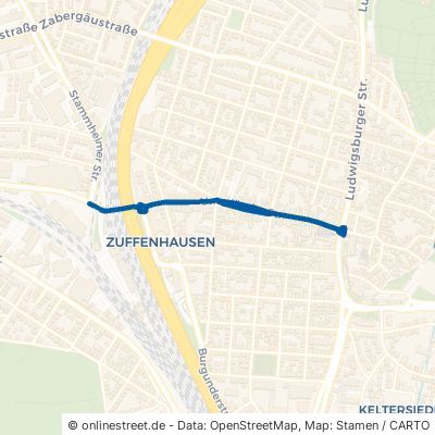 Unterländer Straße Stuttgart Zuffenhausen 