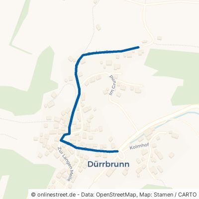 Dorfstraße Unterleinleiter Dürrbrunn 