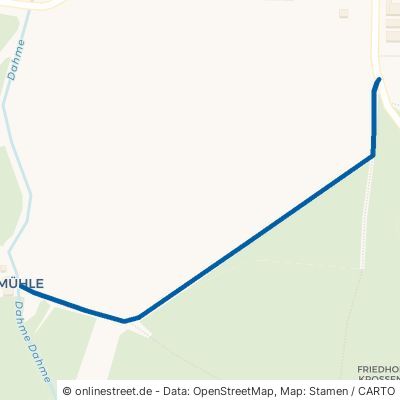Dahme-Radweg Drahnsdorf Krossen 
