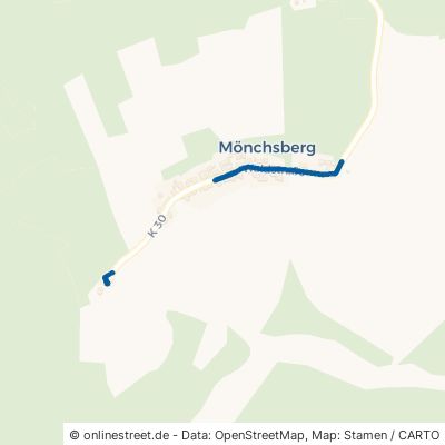 Waldstraße Föritztal Mönchsberg 
