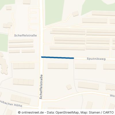 Sputnikweg Zwickau Eckersbach 