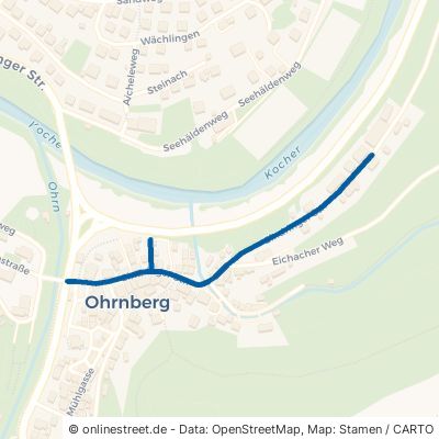 Sindringer Straße Öhringen Ohrnberg 