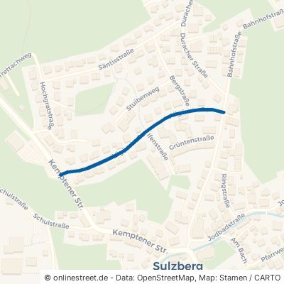 Allgäustraße Sulzberg 