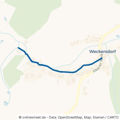 Dorfstraße Zeulenroda-Triebes Weckersdorf 
