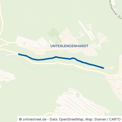 Sommerhaldeweg Bad Liebenzell Unterlengenhardt 