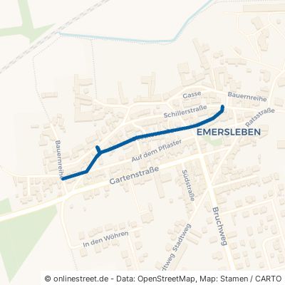 Goethestraße Halberstadt Emersleben 