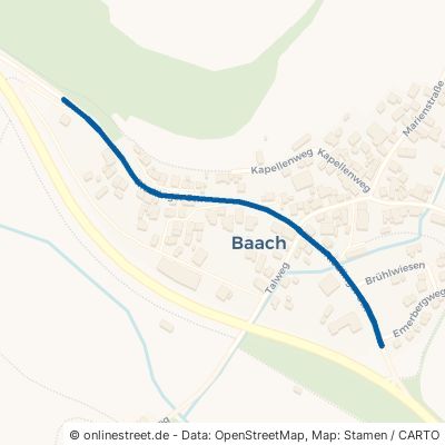 Riedlinger Straße Zwiefalten Baach 