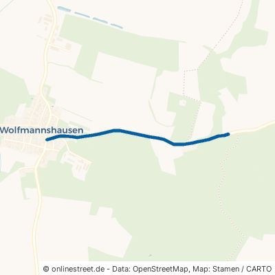 Westenfelder Str. Grabfeld Wolfmannshausen 