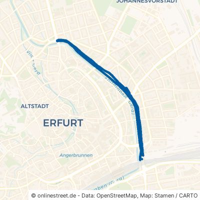 Stauffenbergallee Erfurt Krämpfervorstadt 