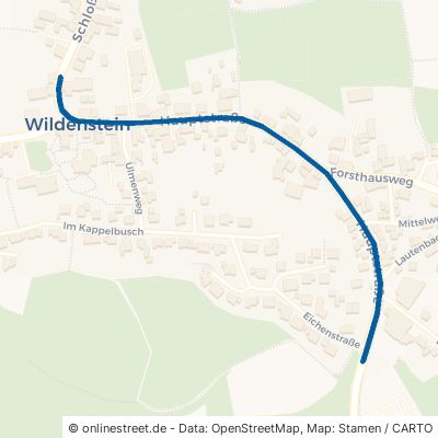 Hauptstraße Fichtenau Wildenstein 