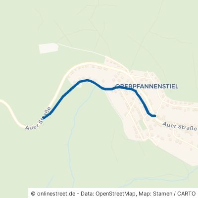 Alte Straße Lauter-Bernsbach Oberpfannenstiel 