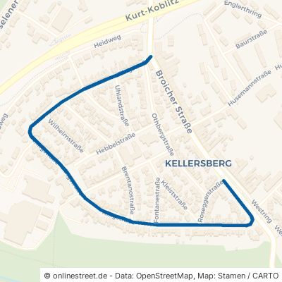 Ringstraße Alsdorf Kellersberg 
