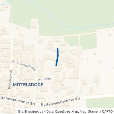 Mühlweg Kaltennordheim Mittelsdorf 