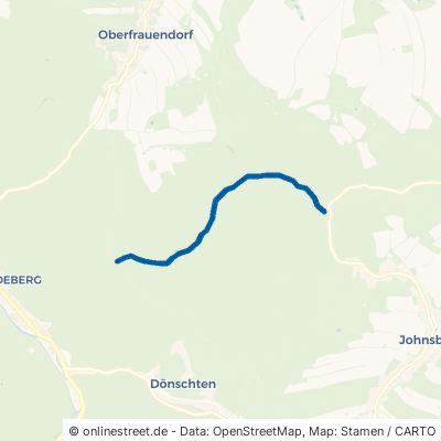 Wettinweg Glashütte Oberfrauendorf 